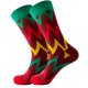 Square Men's Mexican Wave Women's Socks Diamond Trendy